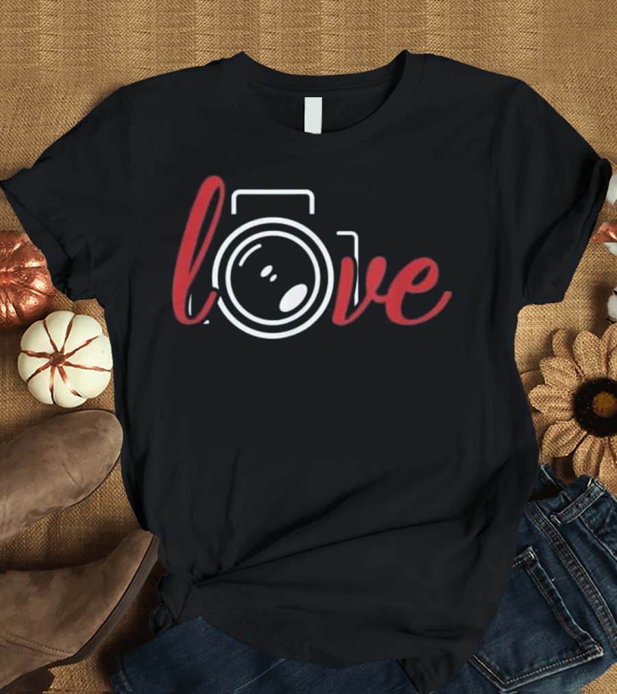 Photography Love Camera Lens Artistry T-Shirt