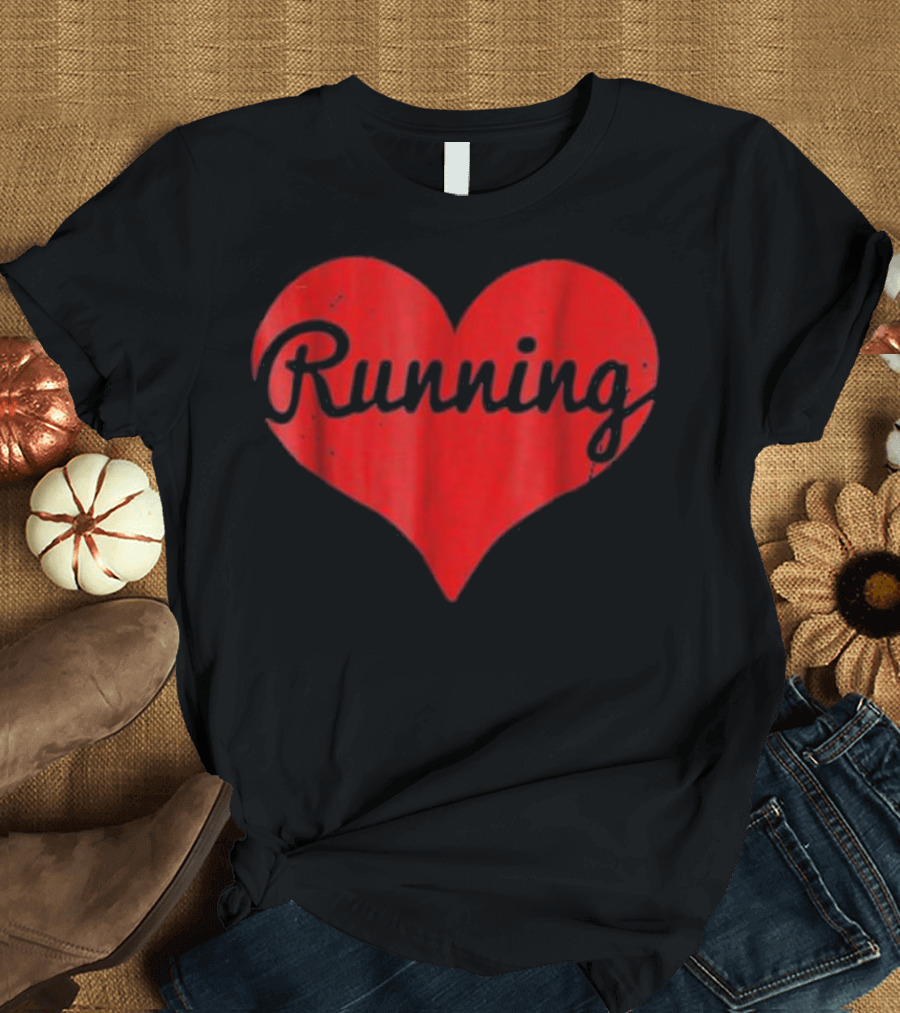 Running Heart Love T-Shirt