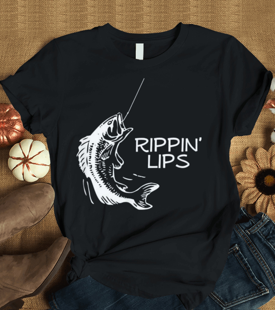 Rippin' Lips Humorous Fisherman Fish Catc T-Shirt
