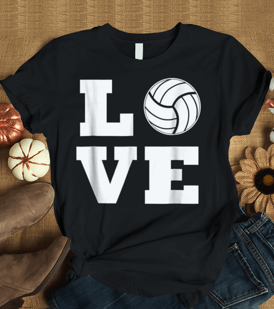 Love Volleyball Volleyball Love Ball T-Shirt