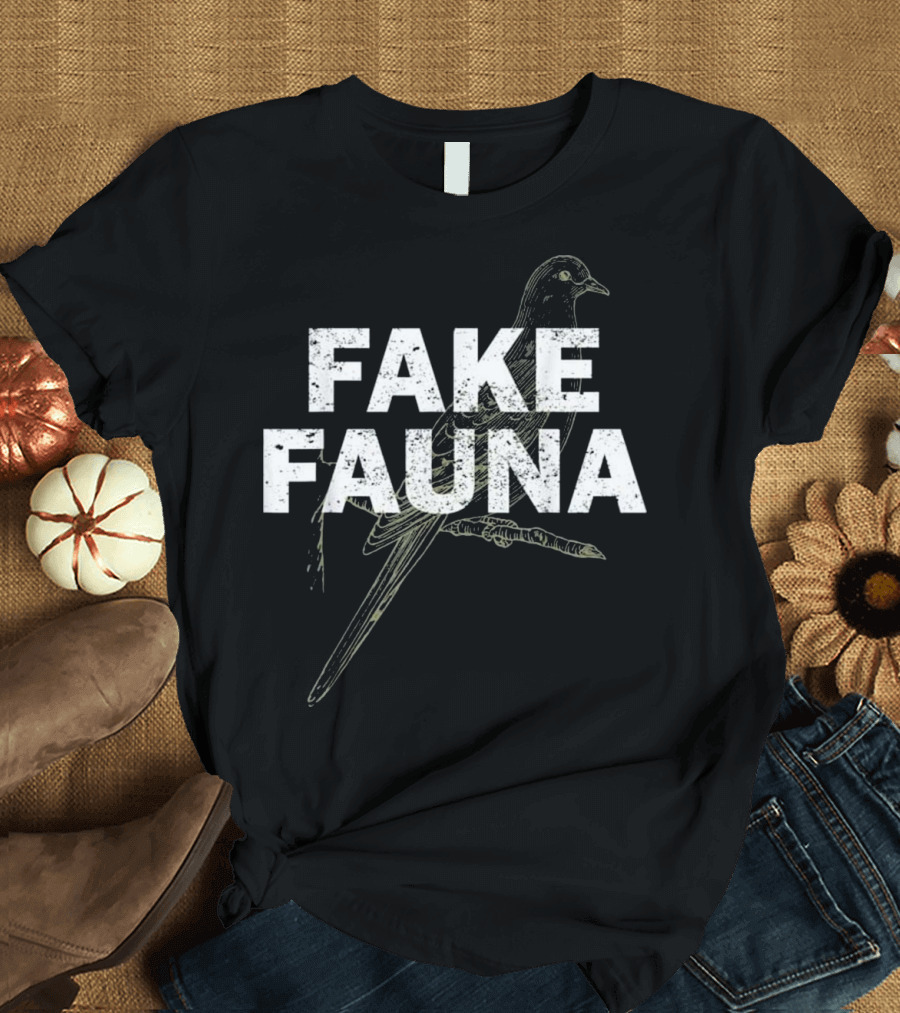 Fake Fauna Birds Aren't Real Funny Government T-Shirt