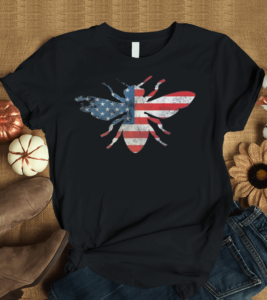 American Beekeeper Cute Bee T-Shirt