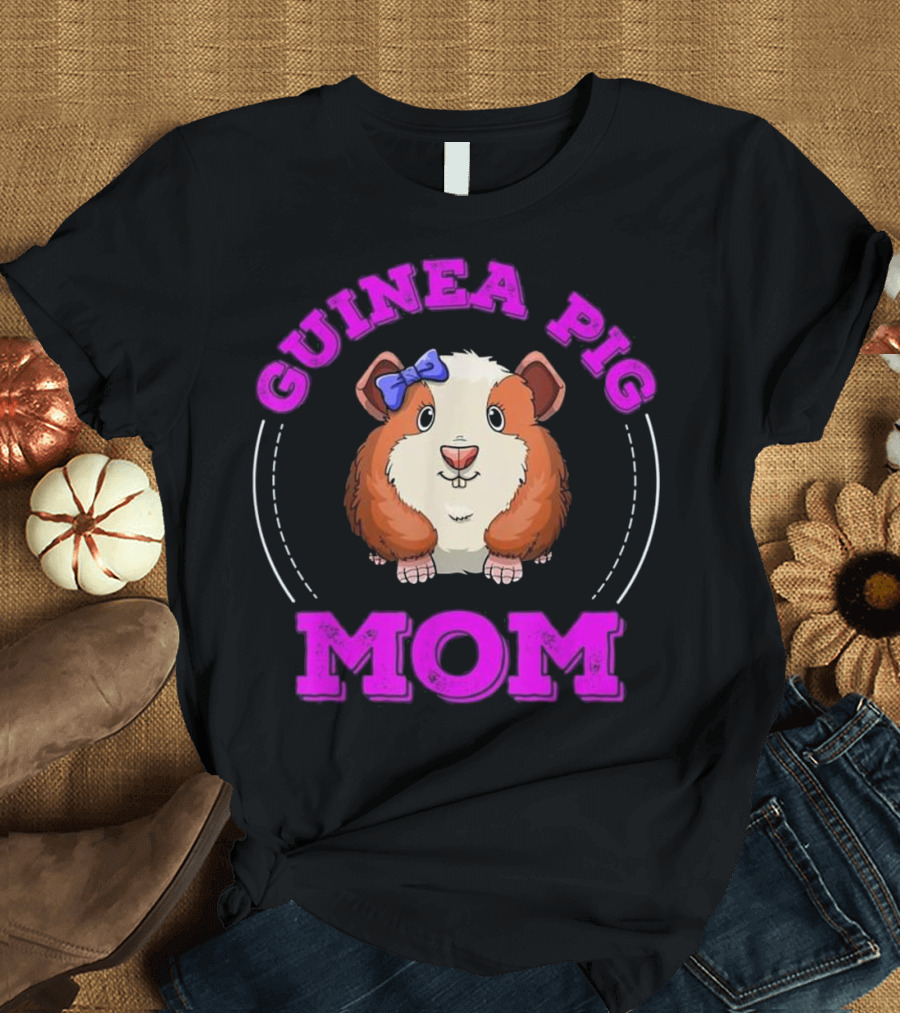 GUINEA PIG MOM Furry Pet T-Shirt