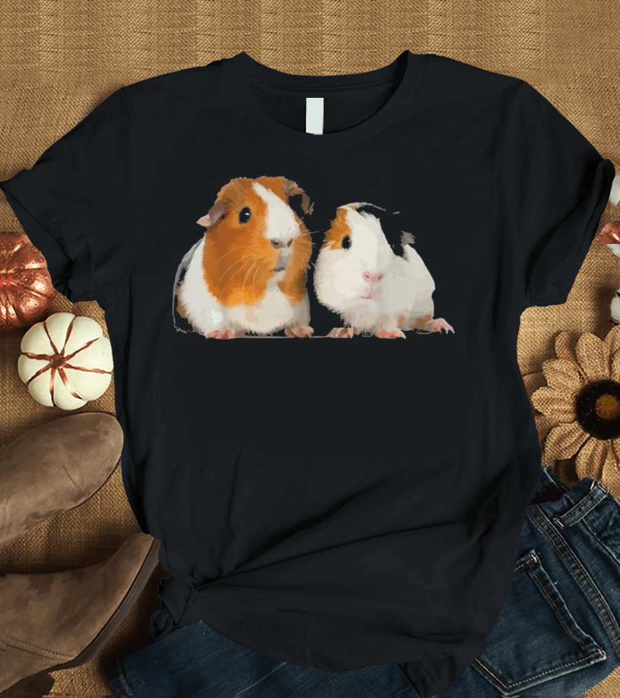 Guinea Pig Couple Guinea Pig Pair Duo T-Shirt