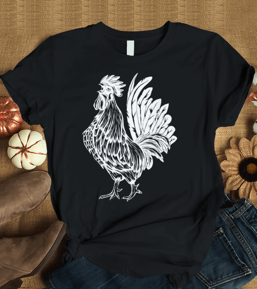 Rooster T Dynamic Fighting Rooster Lover S T-Shirt