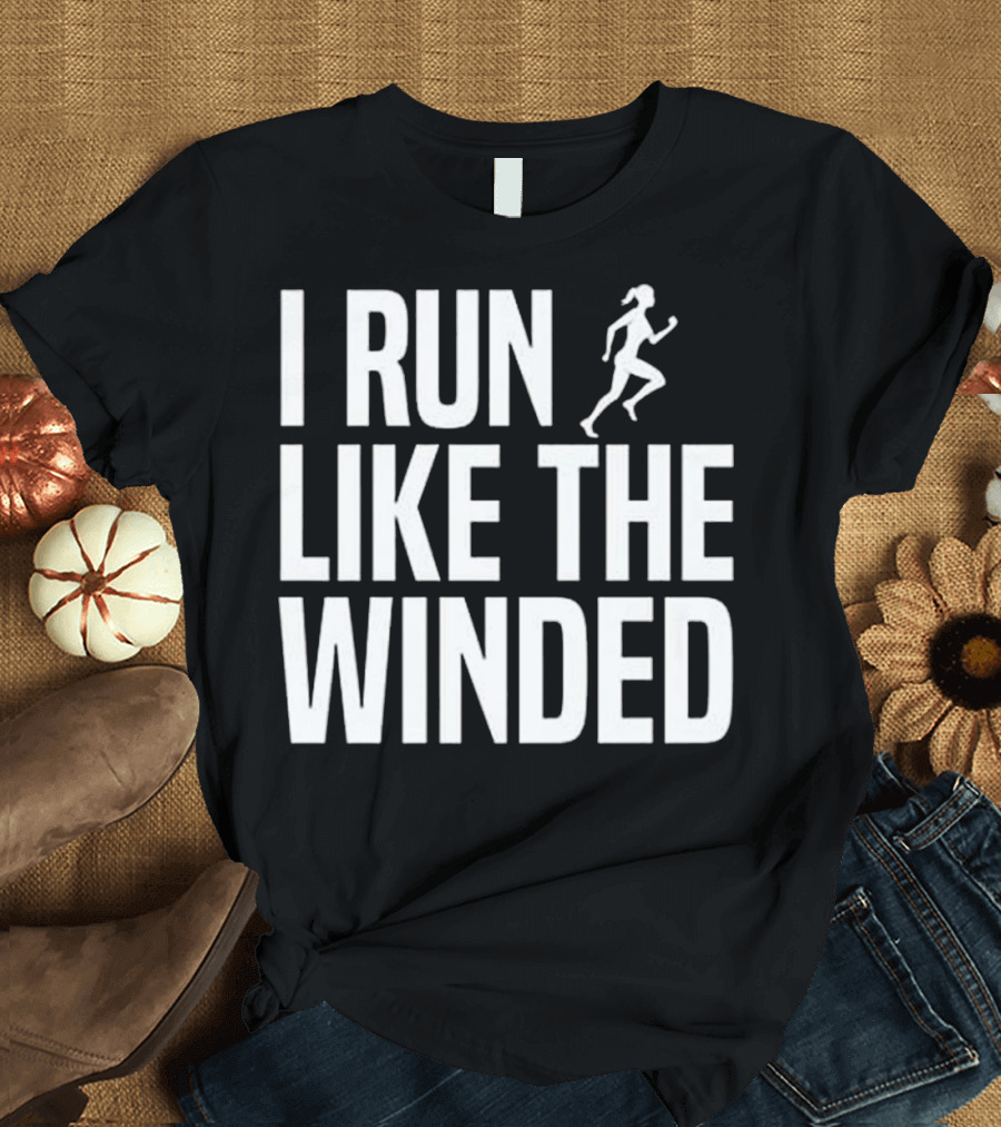 I Run Like The Winded Funny Running Premi Jogger Humor T-Shirt
