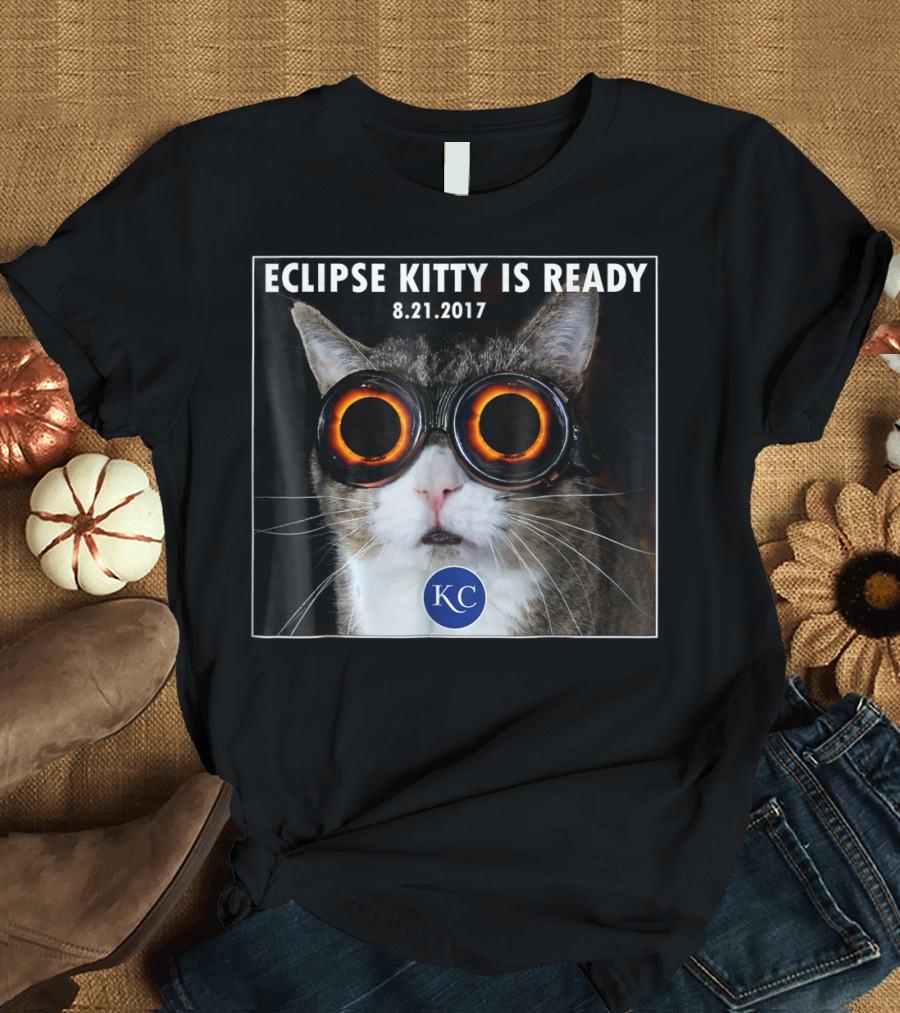 Eclipse Kitty Kansas City Total Solar E 8.21.2017 T-Shirt