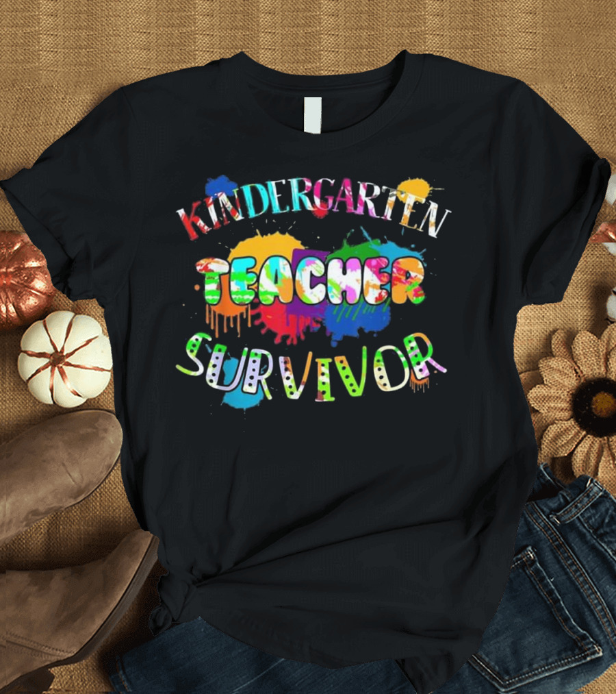 Kindergarten Teacher Survivor Funny T-Shirt