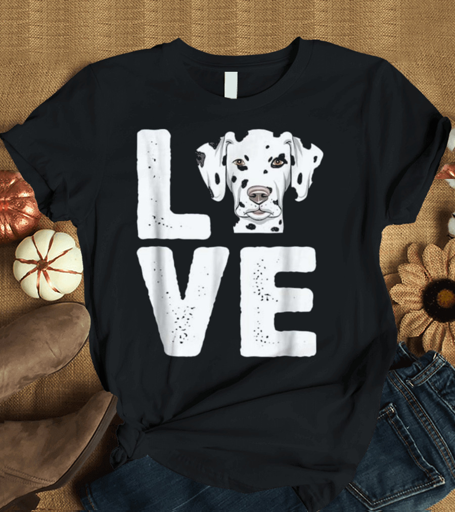 LOVE Cute Dalmatian I Love My Dalma T-Shirt