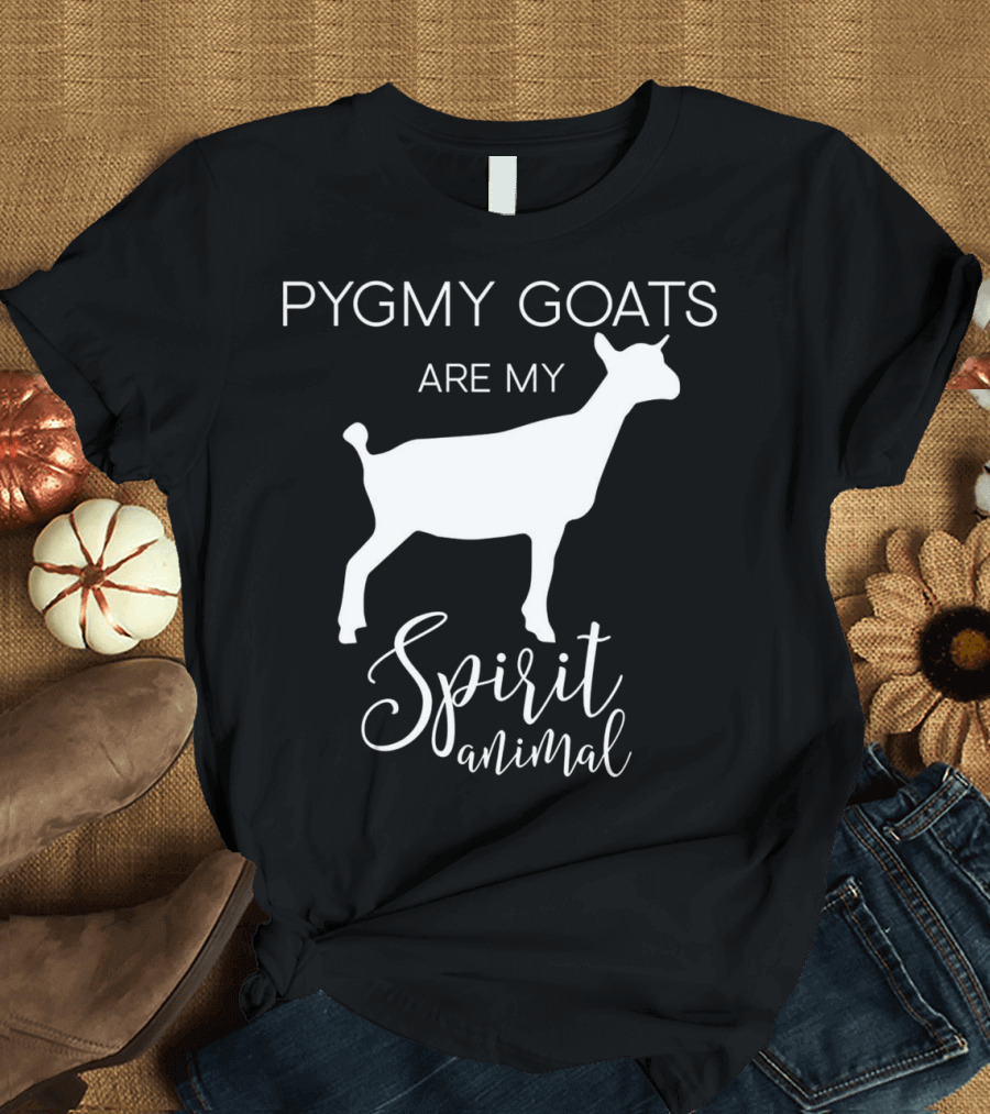 Pygmy Goats Are My Spirit Animal Cute Funny and Unique Pygmy Goat Lover T-Shirt