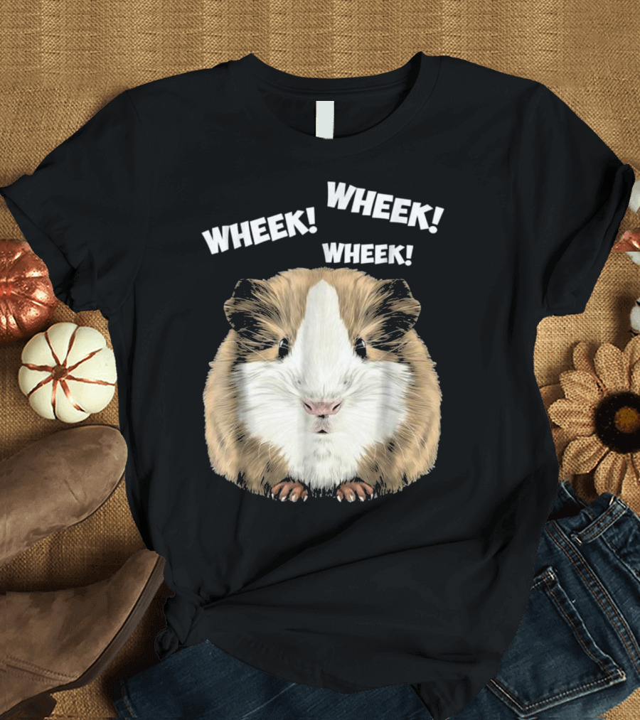 Wheek Wheek Wheek Cute Funny Guinea Pig Owner The Cavy T-Shirt