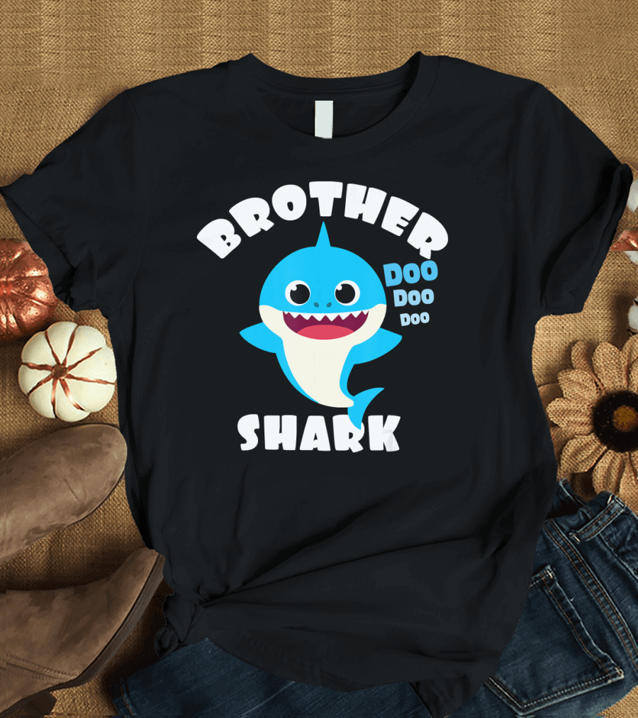Brother Shark Doo Doo Doo Cute Baby Shark T-Shirt