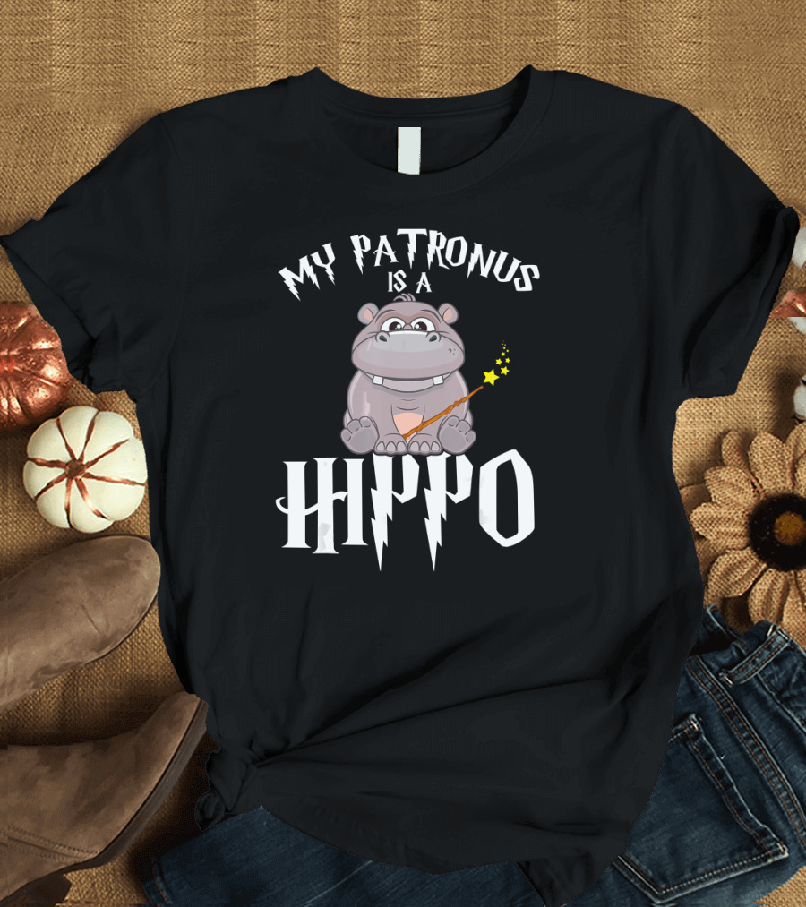 Funny My Patronus Is A Hippo T-Shirt