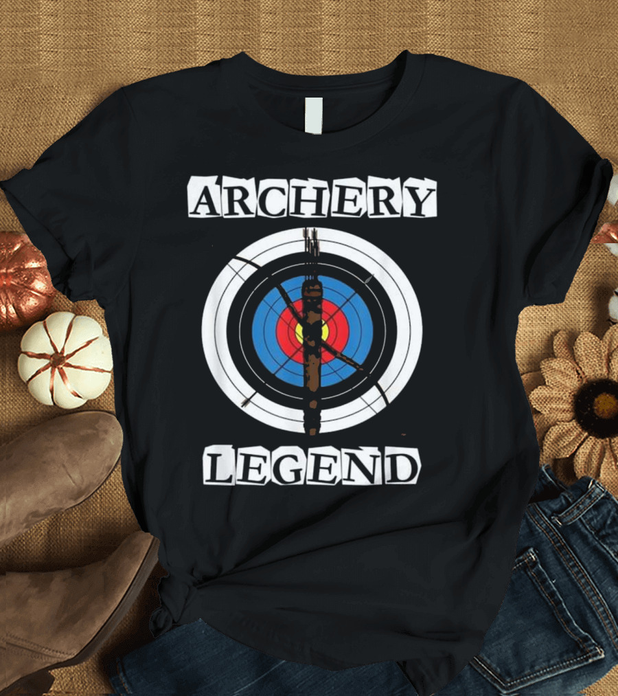 Archery Legend Bow Arrows Fu Target T-Shirt