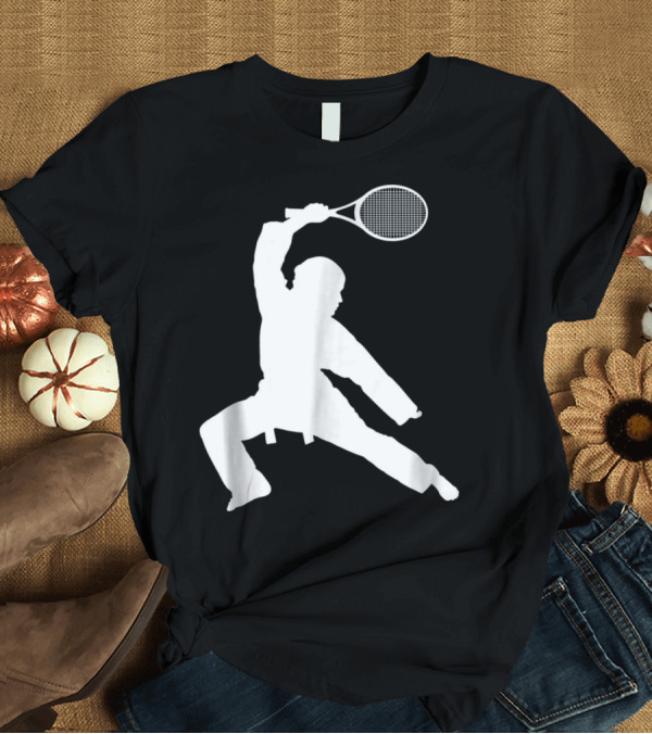 T-Shirt: Ninja Tennis Funny Baseball Lover Player T-Shirt Ninja Tennis Funny Baseball Lover Player T-Shirt