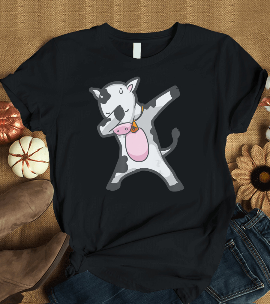COW CALF Dab Animal Dabbing T-Shirt