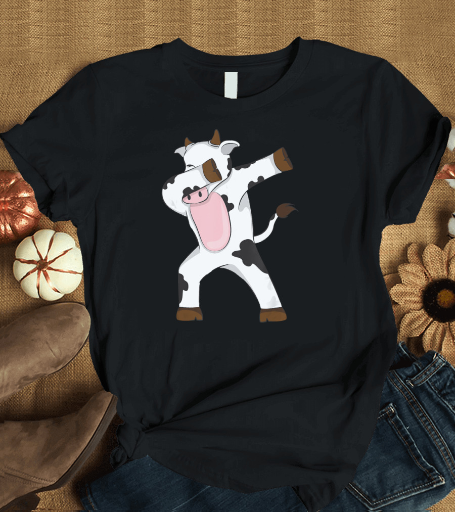 Dabbing Cow Dab Funny Gift Idea for Men Women T-Shirt