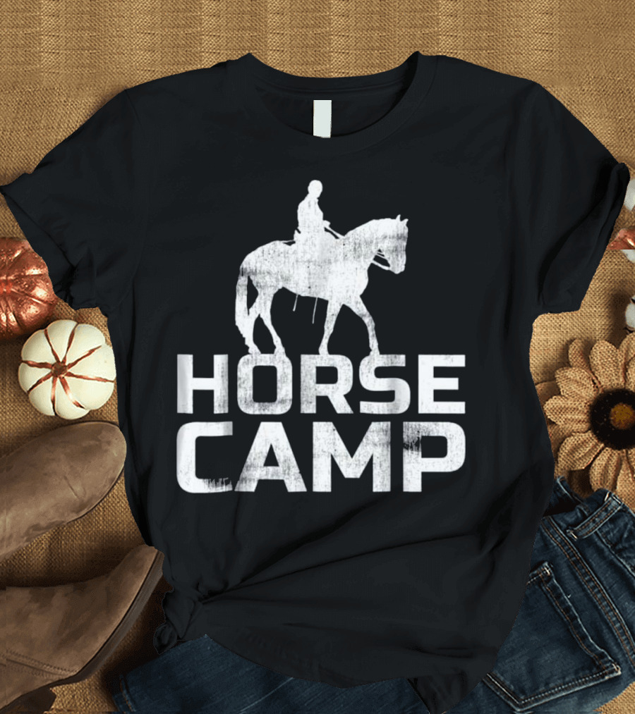 Horse Camp Trainer Horses Lover Eq Riding T-Shirt