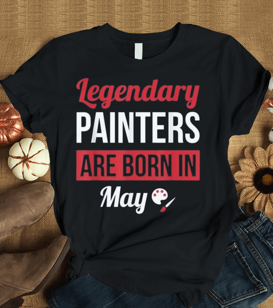 Legendary Painters Are Born In May Palette T-Shirt