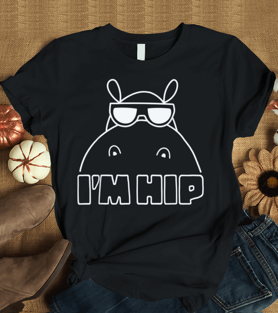 I'm Hip Cool Hippo with Sunglasses Zoo T-Shirt