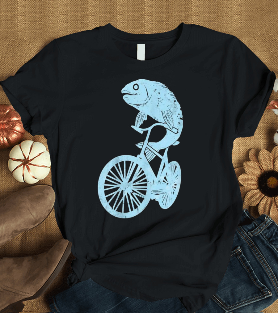 Cyco Fish on a Bike T-Shirt