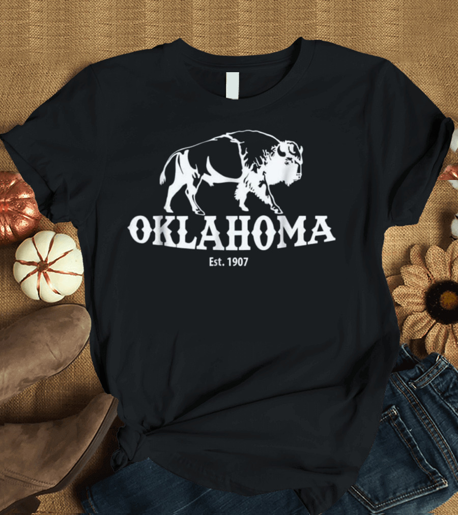 Oklahoma Bison Buffalo Est. 1907 T-Shirt