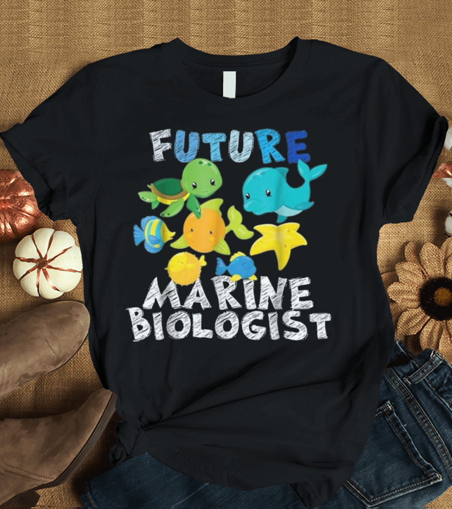 Future Marine Biologist Sea Animals and Fish Costume T-Shirt
