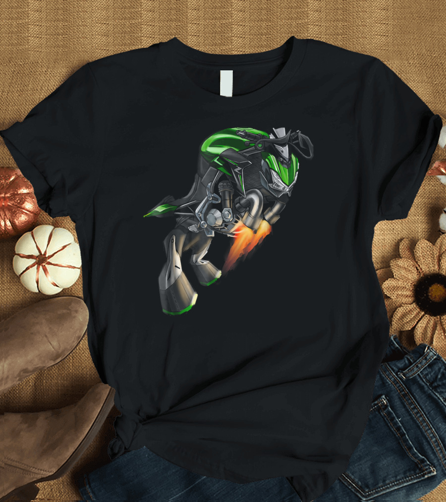 Moto Animals Motorcycle Turbo Beast T-Shirt