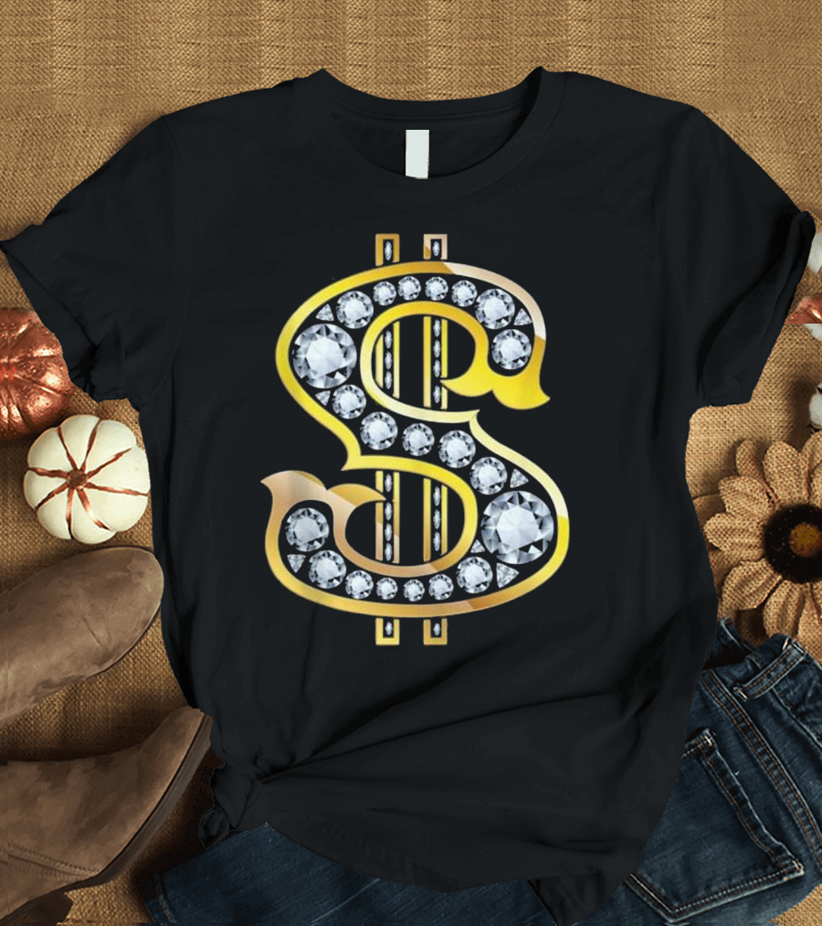 Diamond Dollar Sign More Cash Cool T-Shirt