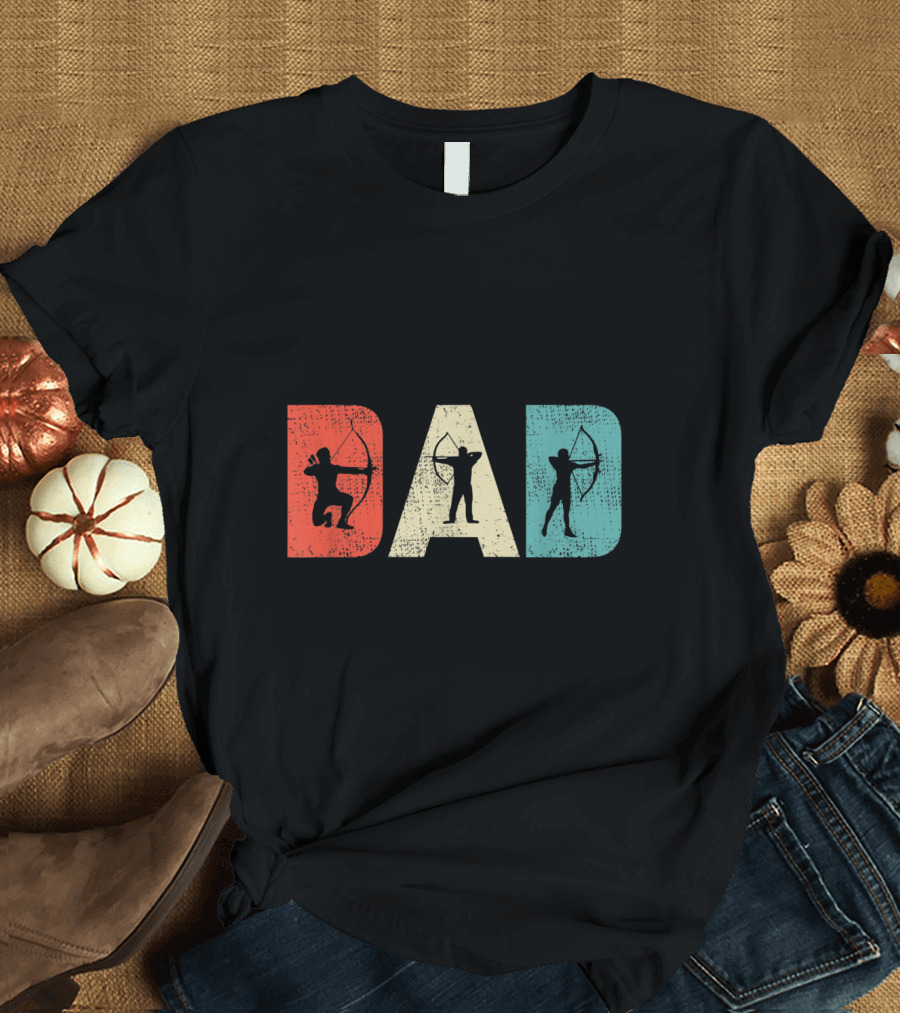 Vintage Archery Dad Bow T-Shirt