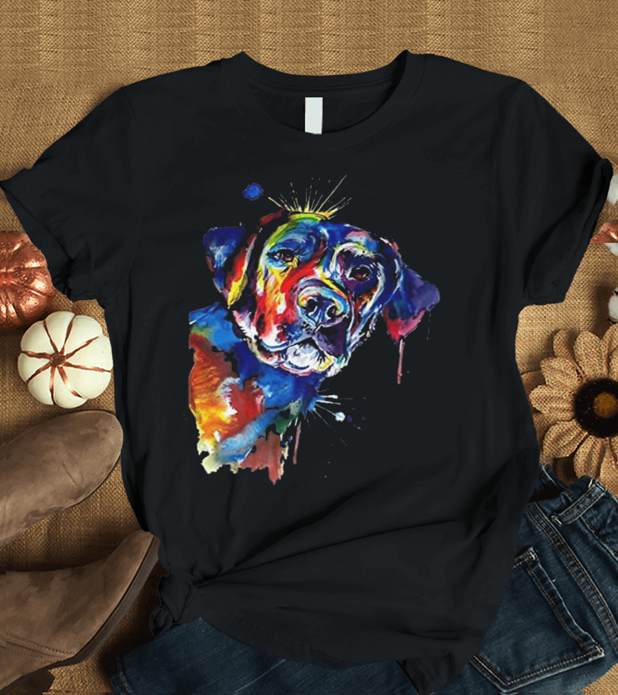 Labrador Labrador Creative Colorful Canine T-Shirt
