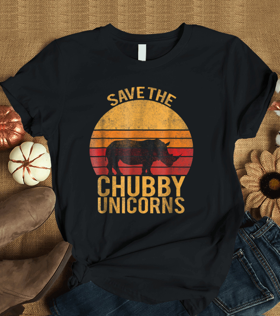 Vintage Save The Chubby Unicorns Save The Chubby Un T-Shirt