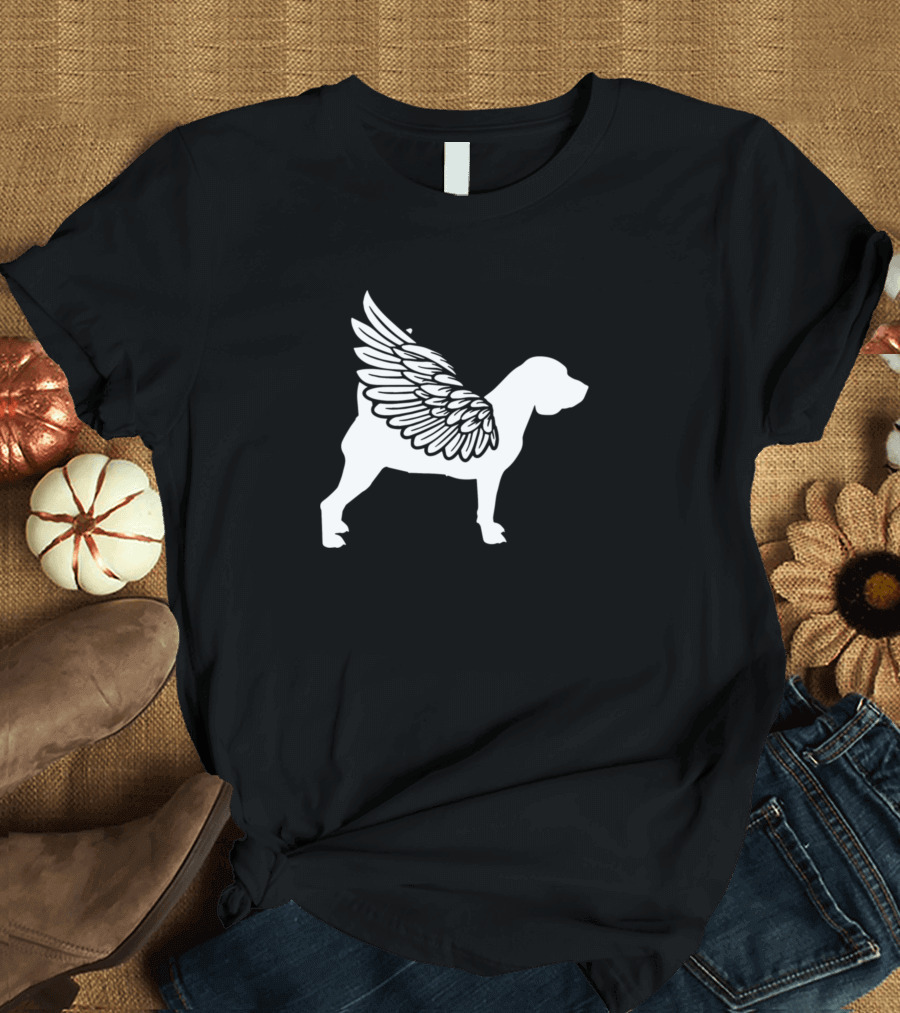 Beagle Dog Angel Wings T-Shirt
