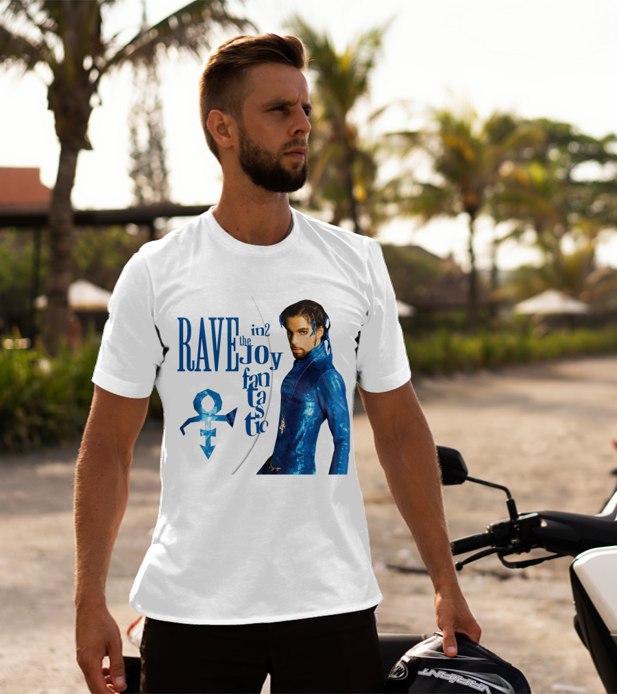 Rave Un2 The Joy Fantastic Prince Symbol Blue Outfit T-Shirt