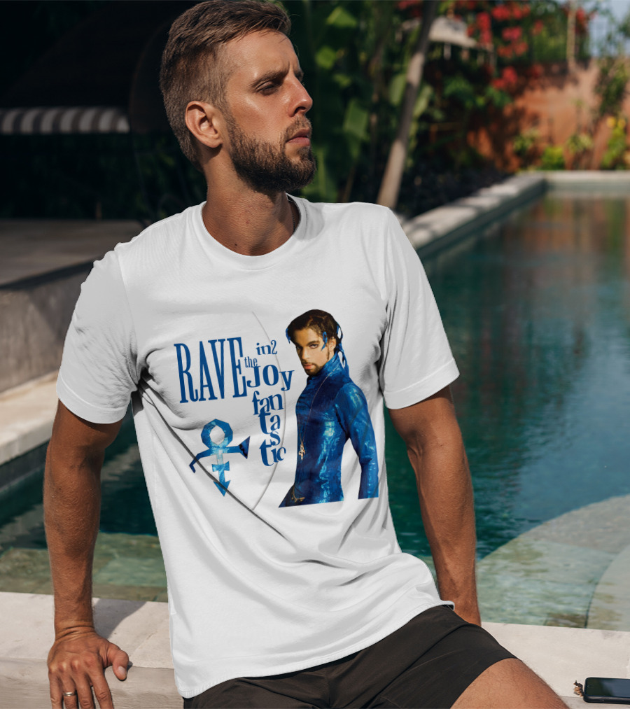 Rave Un2 The Joy Fantastic Prince Symbol Blue Outfit T-Shirt