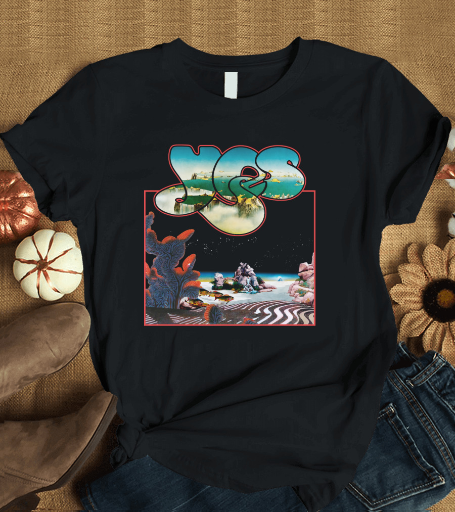 Yes Roger Dean Classic Album Art Ocean Landscape T-Shirt