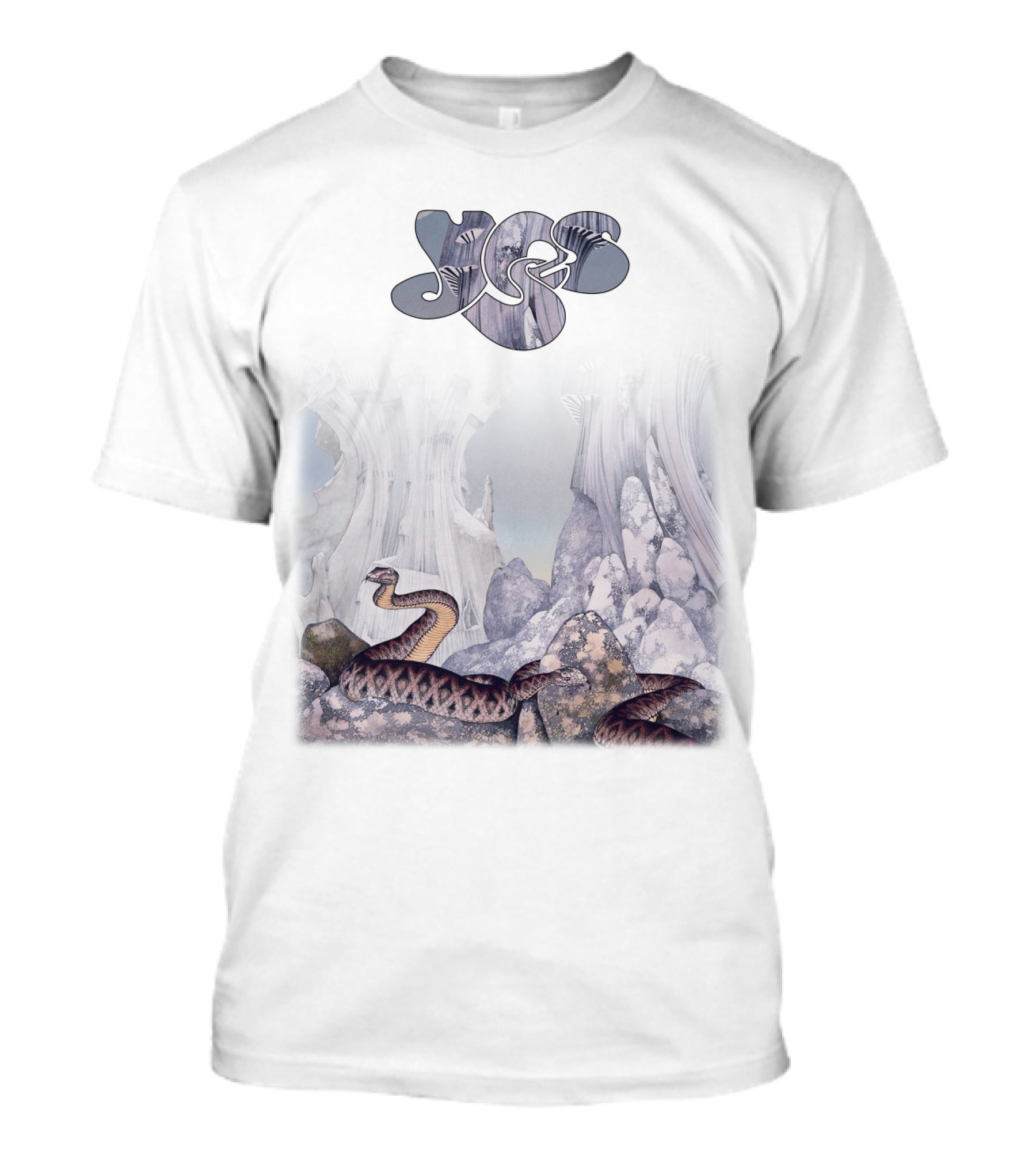 Yes Album 44 Roger Dean Art Snake T-Shirt