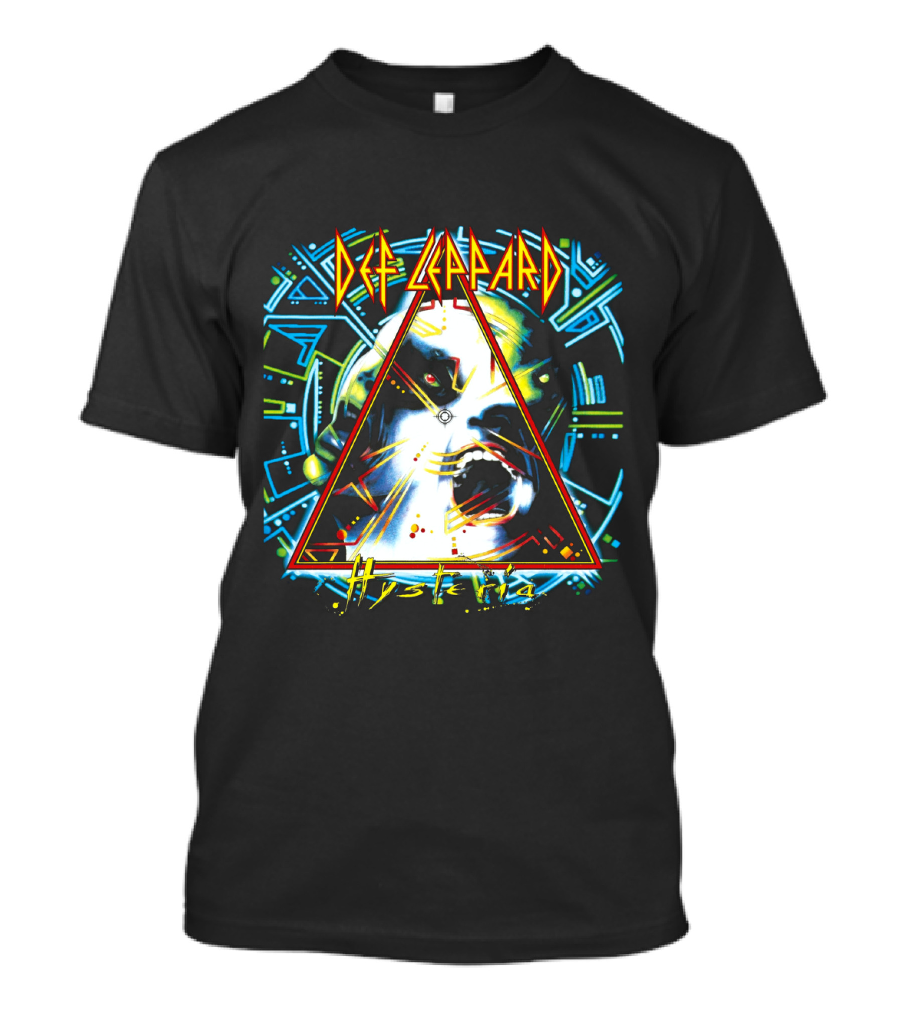 Def Leppard Hysteria Album Art Vintage Retro T-Shirt