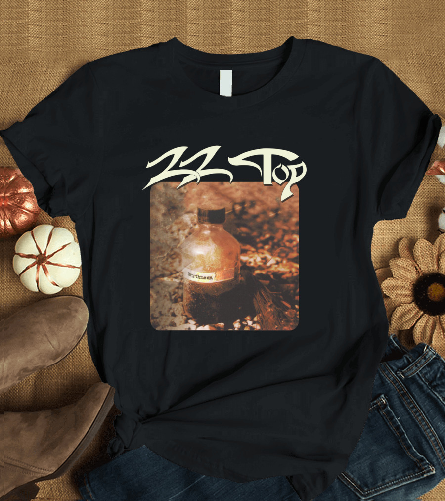 Zz Top Rhythmeen Bottle In Nature Scene T-Shirt