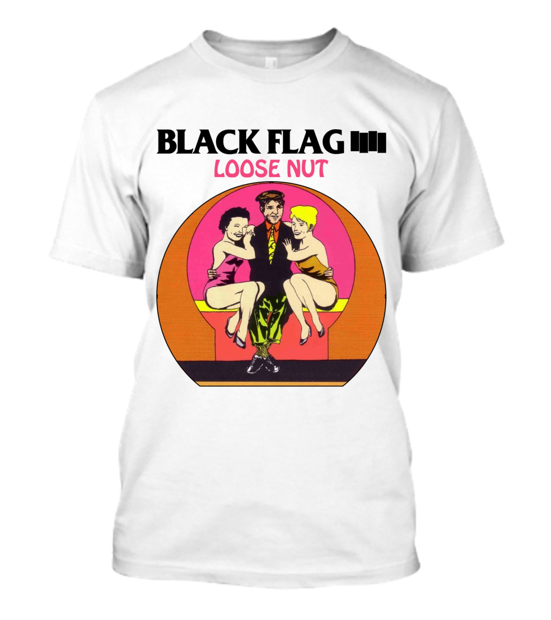 Black Flag Loose Nut Album Cover Art T-Shirt