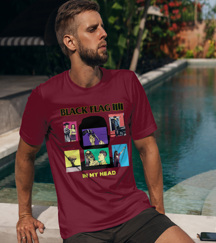 Black Flag Iiii In My Head T-Shirt