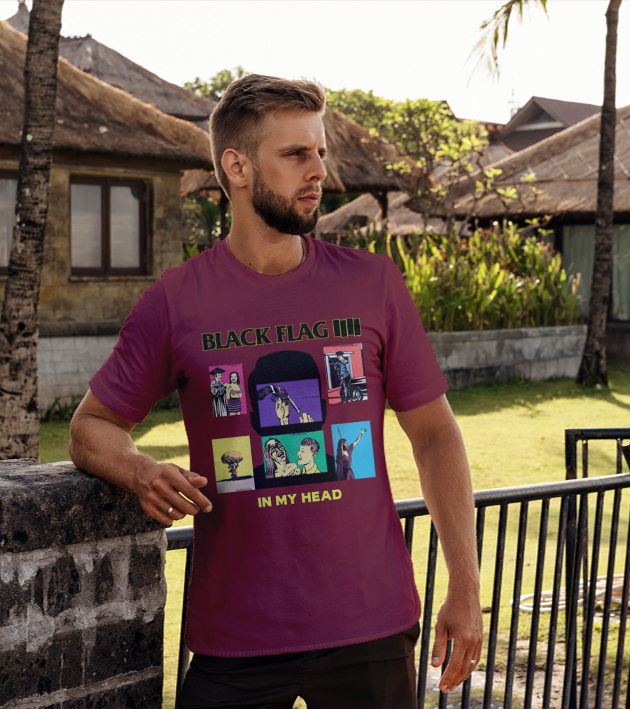 Black Flag Iiii In My Head T-Shirt