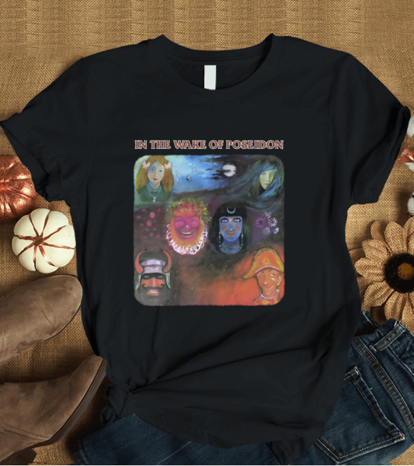 T-Shirt: KC 06 In the Wake of Poseidon Faces and Moon T-Shirt KC 06 In the Wake of Poseidon Faces and Moon T-Shirt