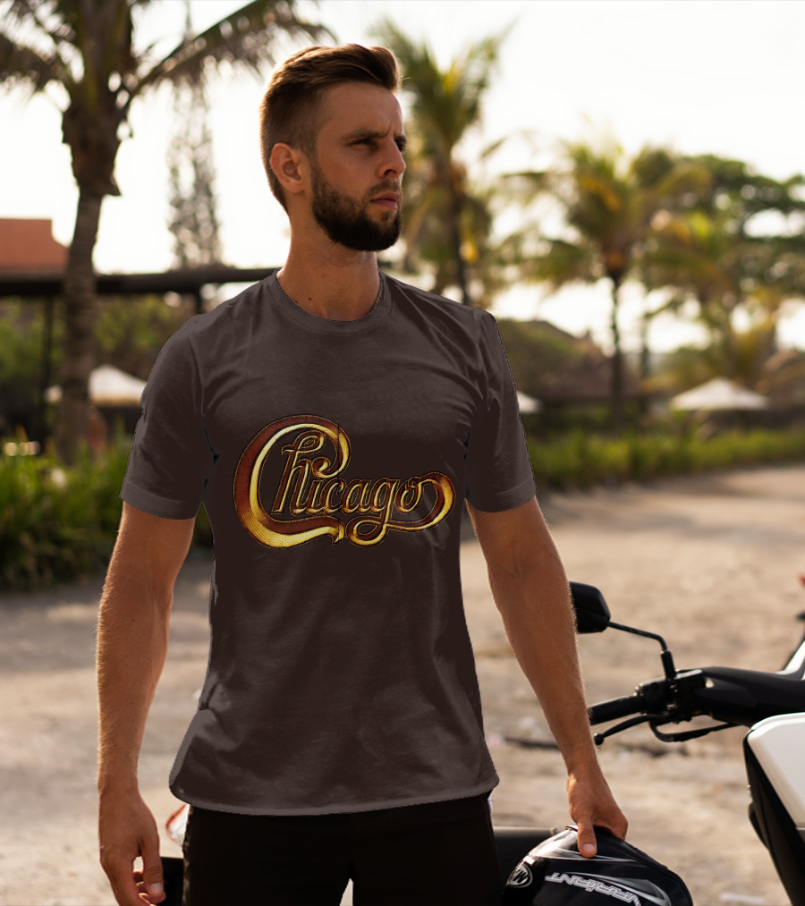 Chicago Gold Script T-Shirt