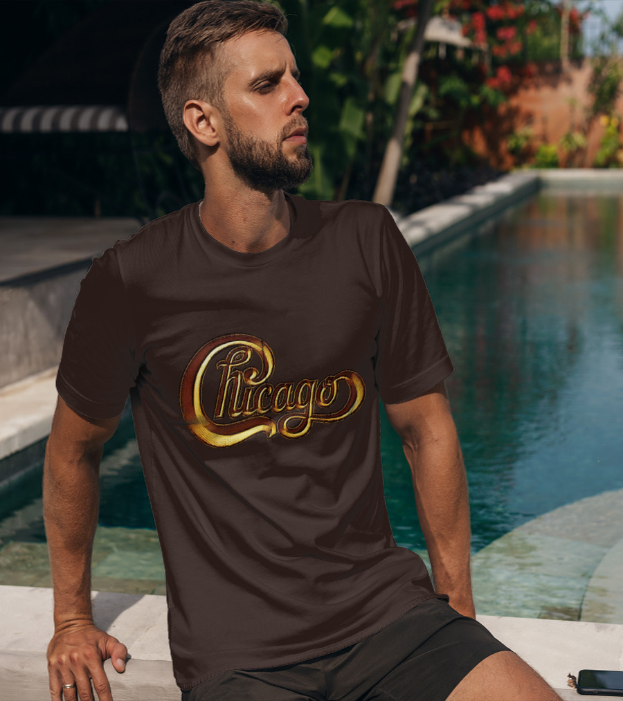 Chicago Gold Script T-Shirt