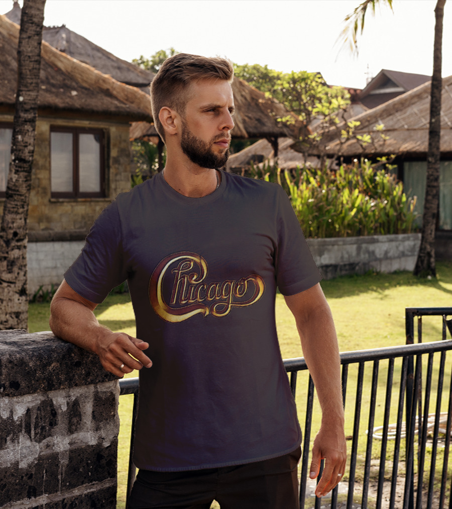 Chicago Gold Script T-Shirt