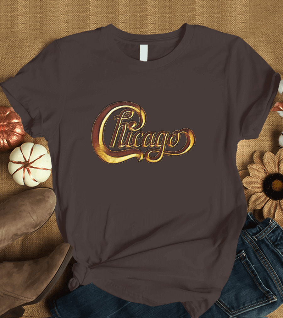 Chicago Gold Script T-Shirt