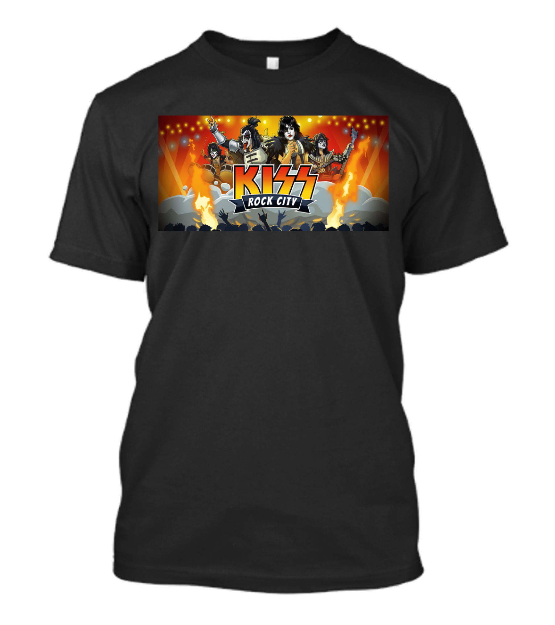 Kiss Rock City Concert Tribute Ki T-Shirt