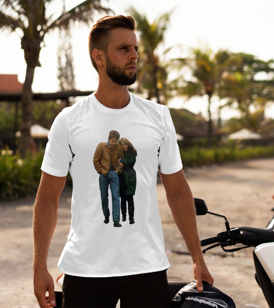 Bd Freewheelin' Couple Stroll 1960S Vintage Style T-Shirt