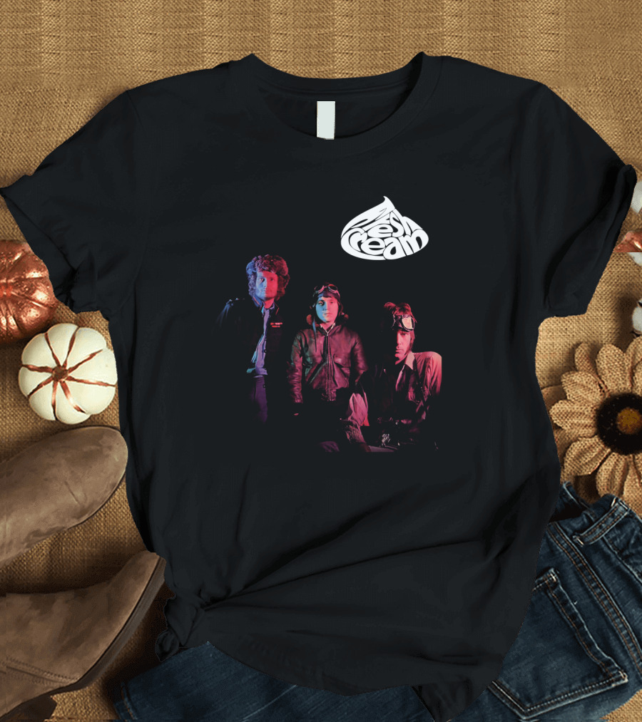 Fresh Cream Band Members Photography T-Shirt